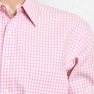 Saks Fifth Avenue Mens Check Button Down